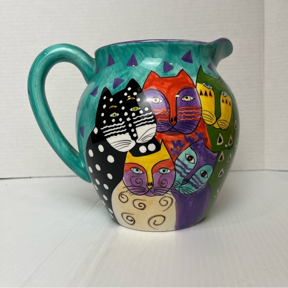 Laurel Burch jug cats - Picture 1 of 5